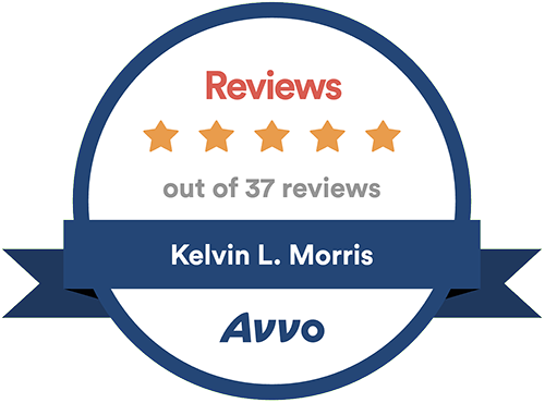 AVVO Reviews, 5 Stars Out of 37 Reviews, Kelvin L. Morris